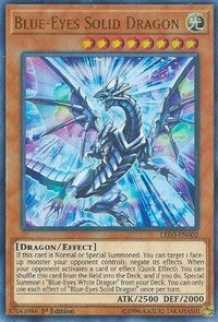 Blue-Eyes Solid Dragon [LED3-EN002] Ultra Rare | Empire Gaming NC