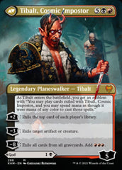 Valki, God of Lies // Tibalt, Cosmic Impostor (Borderless) [Kaldheim] | Empire Gaming NC