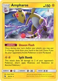 Ampharos (78) [SM - Lost Thunder] | Empire Gaming NC