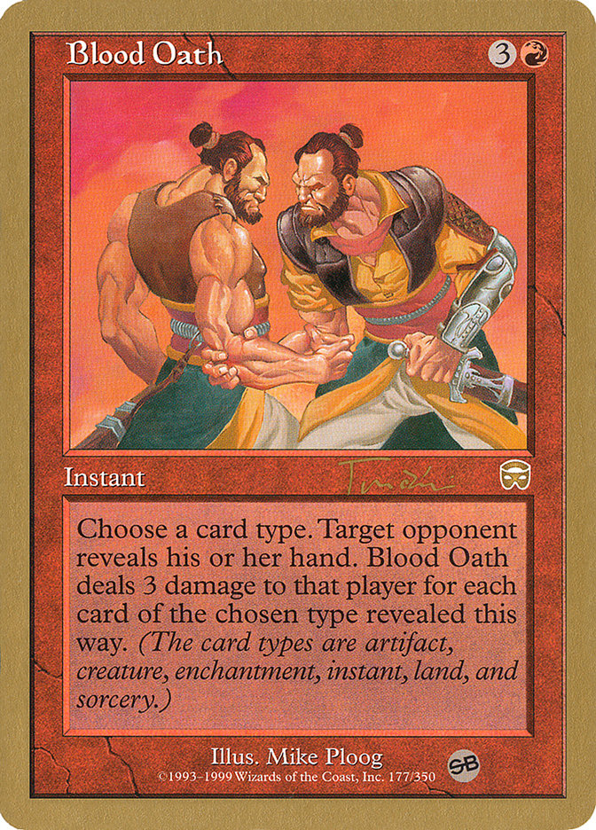 Blood Oath (Jan Tomcani) (SB) [World Championship Decks 2001] | Empire Gaming NC