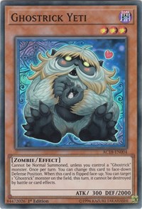 Ghostrick Yeti [AC18-EN004] Super Rare | Empire Gaming NC