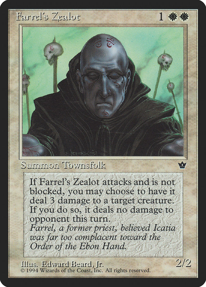 Farrel's Zealot (Edward P. Beard, Jr.) [Fallen Empires] | Empire Gaming NC