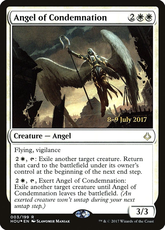 Angel of Condemnation [Hour of Devastation Prerelease Promos] | Empire Gaming NC