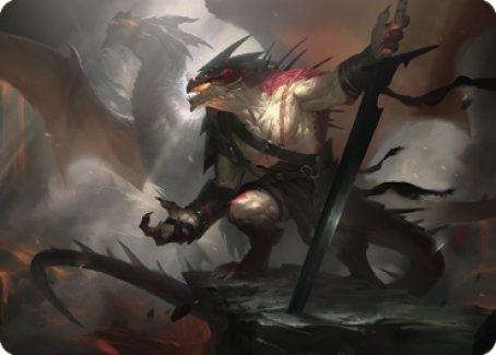 Rivaz of the Claw Art Card [Dominaria United Art Series] | Empire Gaming NC