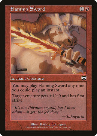 Flaming Sword [Mercadian Masques] | Empire Gaming NC