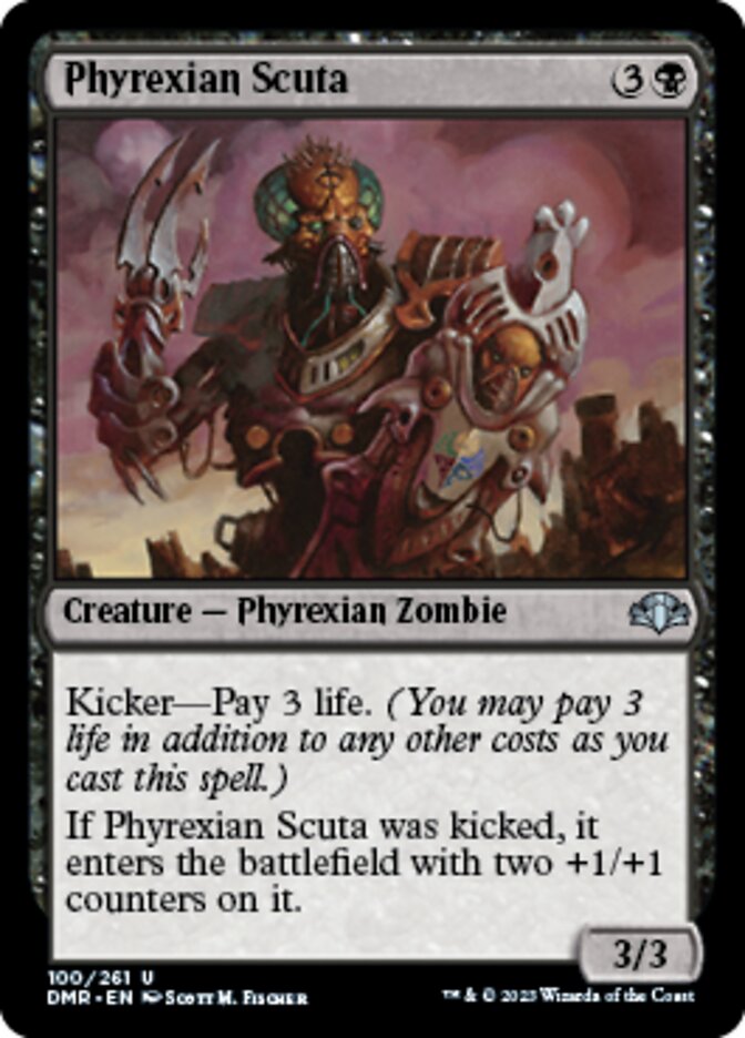 Phyrexian Scuta [Dominaria Remastered] | Empire Gaming NC