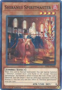 Shiranui Spiritmaster [HISU-EN048] Super Rare | Empire Gaming NC