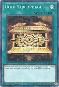 Gold Sarcophagus [HISU-EN051] Secret Rare | Empire Gaming NC