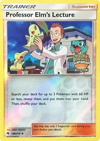 Professor Elm's Lecture - 188/214 (Regional Championship Promo) (188) [League & Championship Cards] | Empire Gaming NC