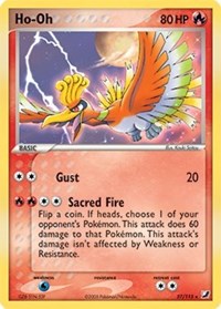 Ho-Oh (EX Unseen Forces) (Cosmos Holo) (27) [Deck Exclusives] | Empire Gaming NC