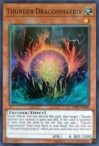 Thunder Dragonmatrix [OP09-EN006] Super Rare | Empire Gaming NC