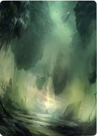 Swamp 1 Art Card [Zendikar Rising Art Series] | Empire Gaming NC