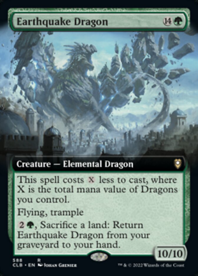 Earthquake Dragon (Extended Art) [Commander Legends: Battle for Baldur's Gate] | Empire Gaming NC