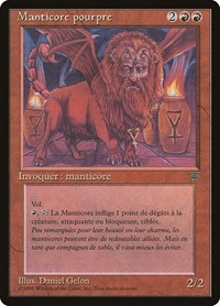 Crimson Manticore (French) - "Manticore pourpre" [Renaissance] | Empire Gaming NC