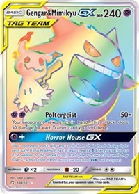 Gengar & Mimikyu GX (Secret) (186) [SM - Team Up] | Empire Gaming NC