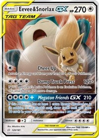 Eevee & Snorlax GX (120) [SM - Team Up] | Empire Gaming NC