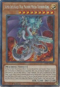 Super Anti-Kaiju War Machine Mecha-Thunder-King [SAST-EN081] Secret Rare | Empire Gaming NC