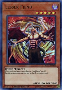 Lesser Fiend [LART-EN008] Ultra Rare | Empire Gaming NC