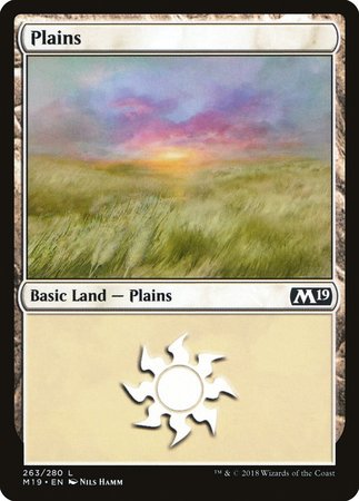 Plains (263) [Core Set 2019] | Empire Gaming NC