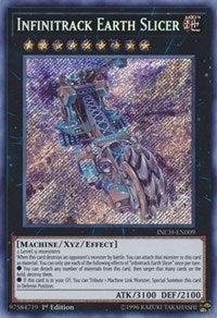 Infinitrack Earth Slicer [INCH-EN009] Secret Rare | Empire Gaming NC