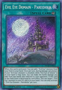 Evil Eye Domain - Pareidolia [INCH-EN033] Secret Rare | Empire Gaming NC