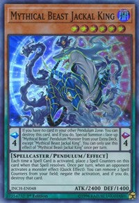 Mythical Beast Jackal King [INCH-EN048] Super Rare | Empire Gaming NC