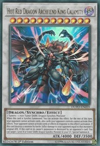 Hot Red Dragon Archfiend King Calamity [DUPO-EN059] Ultra Rare | Empire Gaming NC