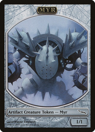 Myr Token (Mirrodin) [Magic Player Rewards 2004] | Empire Gaming NC