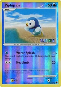 Piplup (Platinum) (71) [Burger King Promos] | Empire Gaming NC