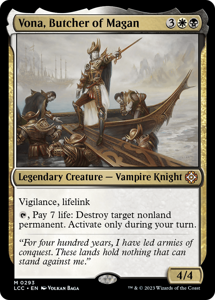 Vona, Butcher of Magan [The Lost Caverns of Ixalan Commander] | Empire Gaming NC