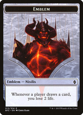 Emblem - Ob Nixilis Reignited [Battle for Zendikar Tokens] | Empire Gaming NC