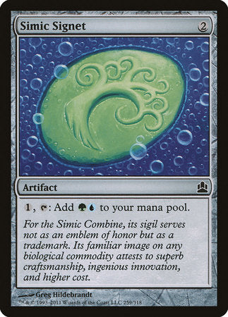 Simic Signet [Commander 2011] | Empire Gaming NC