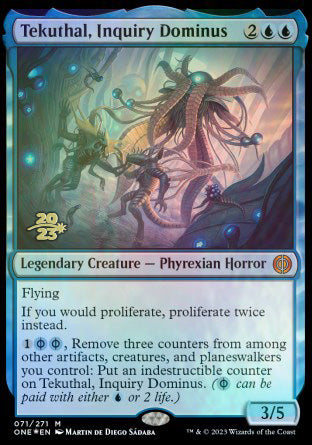 Tekuthal, Inquiry Dominus [Phyrexia: All Will Be One Prerelease Promos] | Empire Gaming NC