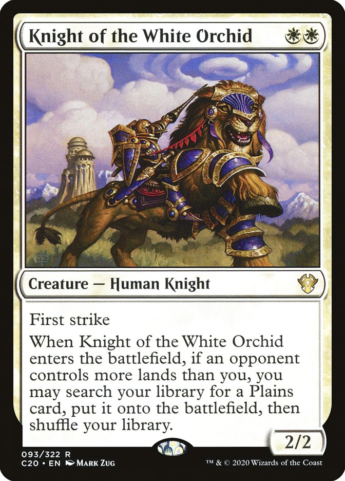 Knight of the White Orchid [Commander 2020] | Empire Gaming NC