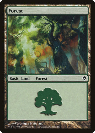 Forest (248a) [Zendikar] | Empire Gaming NC