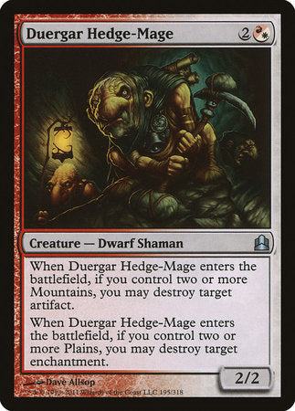 Duergar Hedge-Mage [Commander 2011] | Empire Gaming NC