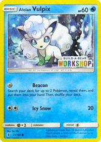 Alolan Vulpix (Build-A-Bear Workshop Exclusive) (21) [Miscellaneous Cards & Products] | Empire Gaming NC