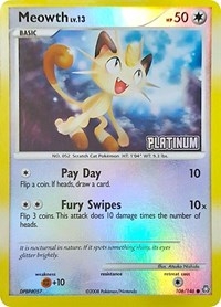 Meowth (Platinum) (106) [Burger King Promos] | Empire Gaming NC