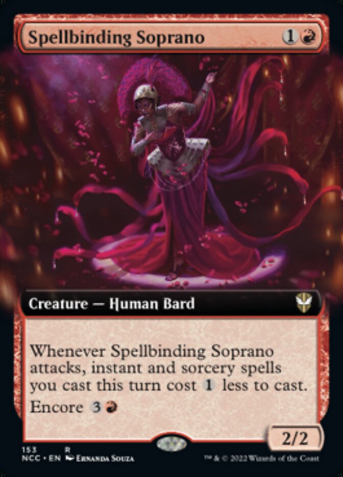 Spellbinding Soprano (Extended Art) [Streets of New Capenna Commander] | Empire Gaming NC