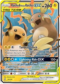 Raichu & Alolan Raichu GX (54/236) [SM - Unified Minds] | Empire Gaming NC