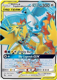 Moltres & Zapdos & Articuno GX (Full Art) (66/68) [Hidden Fates] | Empire Gaming NC