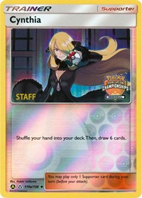 Cynthia - 119a/156 (Regional Championship Promo) [Staff] (119a) [League & Championship Cards] | Empire Gaming NC