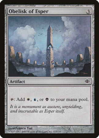 Obelisk of Esper [Shards of Alara] | Empire Gaming NC