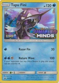 Tapu Fini - SM203 (Staff Prerelease Promo) (SM203) [SM Promos] | Empire Gaming NC