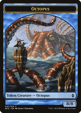 Octopus Token [Battle for Zendikar Tokens] | Empire Gaming NC