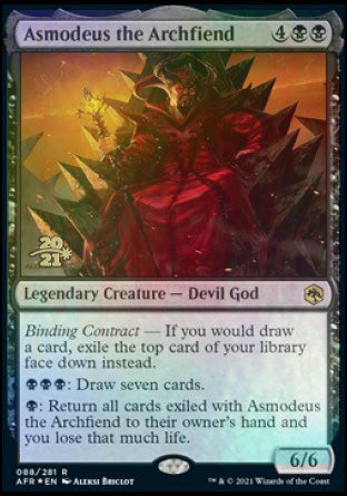 Asmodeus the Archfiend [Dungeons & Dragons: Adventures in the Forgotten Realms Prerelease Promos] | Empire Gaming NC