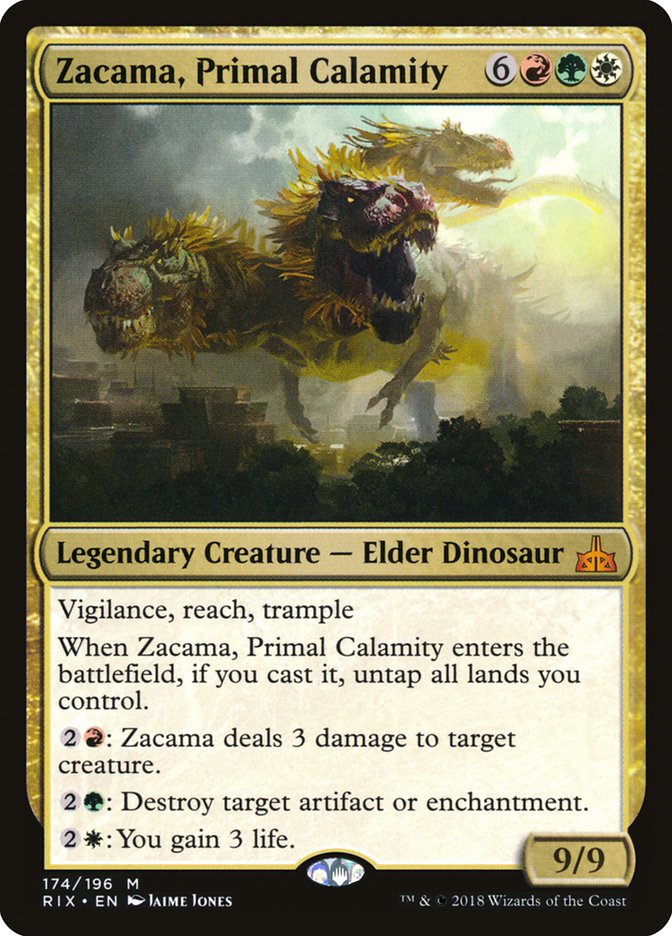 Zacama, Primal Calamity [Rivals of Ixalan] | Empire Gaming NC