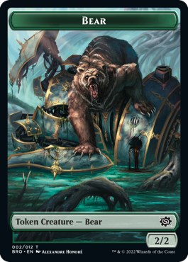 Powerstone // Bear Double-Sided Token [The Brothers' War Tokens] | Empire Gaming NC