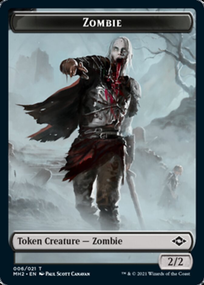 Zombie Token [Modern Horizons 2 Tokens] | Empire Gaming NC