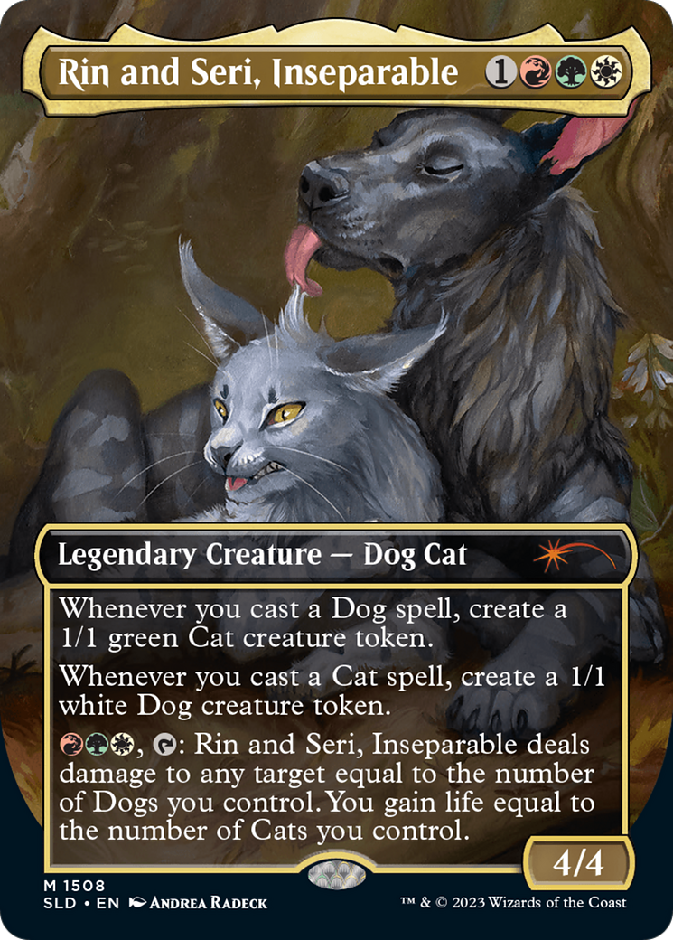 Rin and Seri, Inseparable (1508) // Rin and Seri, Inseparable [Secret Lair Commander Deck: Raining Cats and Dogs] | Empire Gaming NC